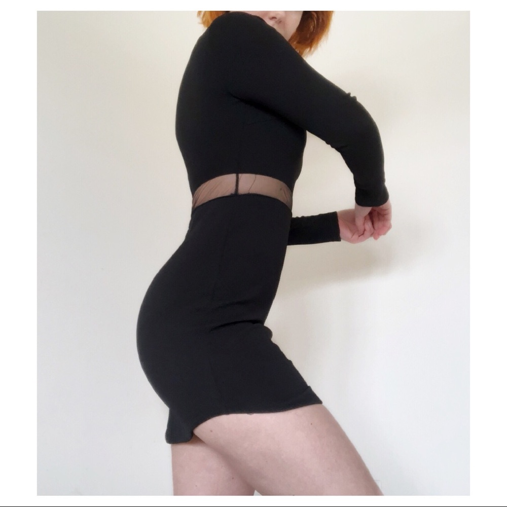 Black Bodycon Mini Dress